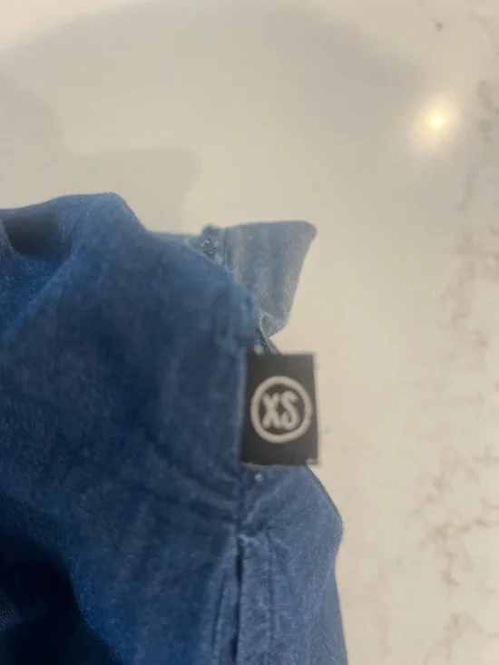 Buddha Pants The Catsuit | Blue Cotton Harem Jumpsuit XS - Picture 9 of 11